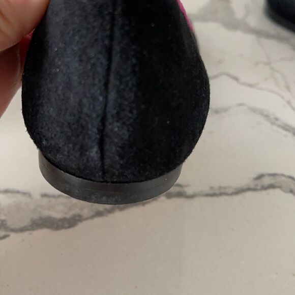 Paola Bentini suede flat with pink tassel. Made in Italy with nice leather soles - Picture 4 of 5